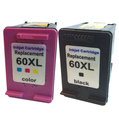 Cartucho comp HP60XL color & black